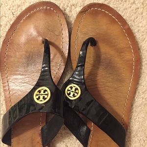 Tory Burch size 8 black sandals